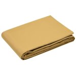 Housse de couette en percale de coton uni 240 x 220 cm elys�e moutarde