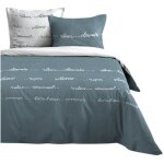 Housse de couette + taies 240x220cm reverie zen