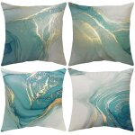 Housse de coussin, 45x45 lot de 4 housses de coussin taie d'oreiller dcoratif canap pour chambre, chaise, ...