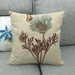 Housse de coussin, coussin 45x45 cm - dos c - lin de haute qualit