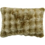 Housse de coussin collection astrakan fausse fourrure 55x80 cm