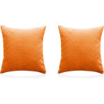 Housse de coussin d�corative (sans garniture), 45 x 45 cm, convient aux canap�s et aux lits, coton matelass�, ...