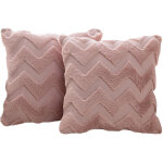 Housse de coussin d�corative, taie d'oreiller pour canap�, chambre, chaise, lit, 45x45 cm, peluche unie, ...