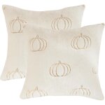 Housse de coussin halloween, plusieurs petites paillettes citrouilles, 45 x 45 cm, taies d'oreiller double ...