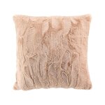Housse de coussin imitation fourrure  foxy  40x40cm sable