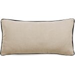Housse de coussin prelude en lin et coton 55x110 cm