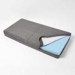 Housse de coussin en su�dine pour coussin pour canap� 2 places, gris - homescapes