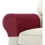 Housse extensible jacquard anti - usure ? prot�ge accoudoirs de fauteuil