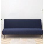 Housse extensible lavable pour canap� pliable sans accoudoirs 2 - 3 places, 14 couleurs, id�ale animaux ...