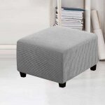 Housses extensibles, housses de protection carrées en tissu Élasthanne pour tabouret de rangement, repose ... Housses extensibles, housses de protection carrées en tissu Élasthanne pour tabouret de rangement, repose ...