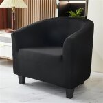 Housse fauteuil 1 place couleur unie, tendance extensible housse fauteuil, housse fauteuil club, housse ...
