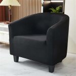 Housse fauteuil 1 place couleur unie, tendance extensible housse fauteuil, housse fauteuil club, housse ...