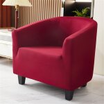 Housse fauteuil 1 place couleur unie, tendance extensible housse fauteuil, housse fauteuil club, housse ...