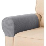 Housses de fauteuils lot de 2 housses d'accoudoirs en tissu �lasthanne extensible imperm�able antid�rapant ...