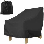 Housse fauteuil jardin extrieur  assise profonde 210d impermable couverture pour chaise patio anti ...