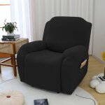 Housse de fauteuil relax 1 place couverture de fauteui extensible 4 - pice housse de canap inclinable ...