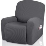 Housse fauteuil relax compl�te elastique couverture pour accoudoirs fauteuil 1 place relax extensible ...
