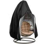 Housse de fauteuil suspendu, housse de protection pour fauteuil oeuf suspendu avec ouverture � glissi�re, ...