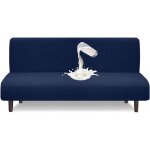 Housse de futon imperméable sans accoudoirs, protection de futon haute stretch pour canapé - lit pliable, ... Housse de futon imperméable sans accoudoirs, protection de futon haute stretch pour canapé - lit pliable, ...