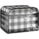 Housse de grille - pain  2 tranches  large fente ? housse de grille - pain lavable avec poches pour ...