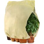 Housse d'hivernage pour plante, housse de protection pour plantes ajustable avec cordon de serrage � ...