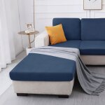 Housse de lit, canap�, canap� d'angle en velours, bleu marine