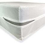Housse de matelas - 90 x 190 - blanc Housse de matelas - 90 x 190 - blanc