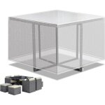 Housse de meubles d'ext�rieur, patio cube housse de meubles imperm�able � l'eau, 125x125x71cm transparent ...