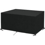 Housse de mobilier de jardin rectangulaire, housse de table de jardin en tissu oxford imperm�able et ...