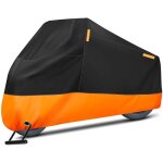 Housse moto impermeable, b�che protection moto exterieur interieur �tanche, 210d protection au pluie ...