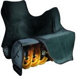 Housse de motobineuse - fraise � neige - tissu oxford 420d - noir - taille : m - 147 x 84 x 132 cm