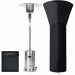 Housse pour parasol chauffant, housses de chauffage ext�rieur imperm�able rond noir, protection parasol ...