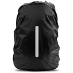 Housse de pluie impermable pour sac  dos, rflchissante pour antivol, 2 pices