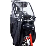 Housse de pluie pour si�ge arri�re de v�lo, housse de pluie et de vent pour si�ge d'enfant avec fen�tre ...