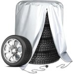 Housse de pneu, housses de rangement de pneus, impermable housse pneu voiture, tissu nylon 210t housses ...