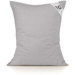 Housse pour pouf gant xl 120x80cm intrieur et extrieur - gris galet