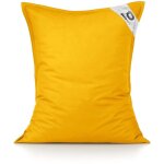 Housse pour pouf gant xl 120x80cm intrieur et extrieur - jaune miel