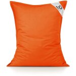 Housse pour pouf gant xl 120x80cm intrieur et extrieur - orange
