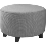 Housse de pouf en jacquard extensible (kaki, petit), housse de repose - pieds, housse de protection de ... Housse de pouf en jacquard extensible (kaki, petit), housse de repose - pieds, housse de protection de ...