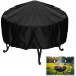Housse de protection pour bras�ros barbecue imperm�able rond, imperm�able et coupe - vent, en tissu oxford, ...