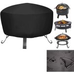 Housse de protection pour brasero rond, cordon de serrage pour imperm�able, coupe - vent, r�sistant aux ...