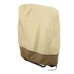 Housse de protection chaise jardin - pliante bche oxford pour suspendue fauteuil relax pliable, coupe ...