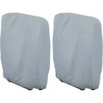 Housse de protection pour chaise longue pliante, 2 pices housse transat jardin anti - poussire, impermable, ...