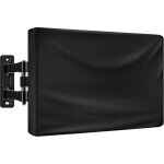 Housse de protection pour �cran plat d'ext�rieur - tissu 210d - noir (94 x 15 x 64 cm)