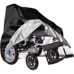 Housse de protection fauteuil �lectrique fauteuil roulant, noir oxford tissu (taille : 100x75x100cm)