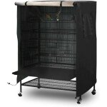 Housse de protection grande taille pour cage � oiseaux 130x96x59cm r�sistant intemp�ries 600d anti - ...