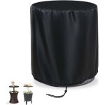 Housse de protection imperm�able pour glaci�re de 7, 5 gallons , noire, pour table de patio, 53, 3 cm ...