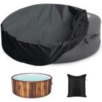 Housse de protection pour jacuzzi, imperm�able, robuste, portable, ronde, gonflable, pour baignoire, ...