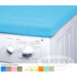 Housse de protection pour machine  laver 50x60 bleu turquoise