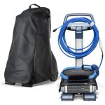 Housse de protection pour nettoyeur de piscine, tissu oxford 420d, 222 x 642 pouces, noire, housse de ...